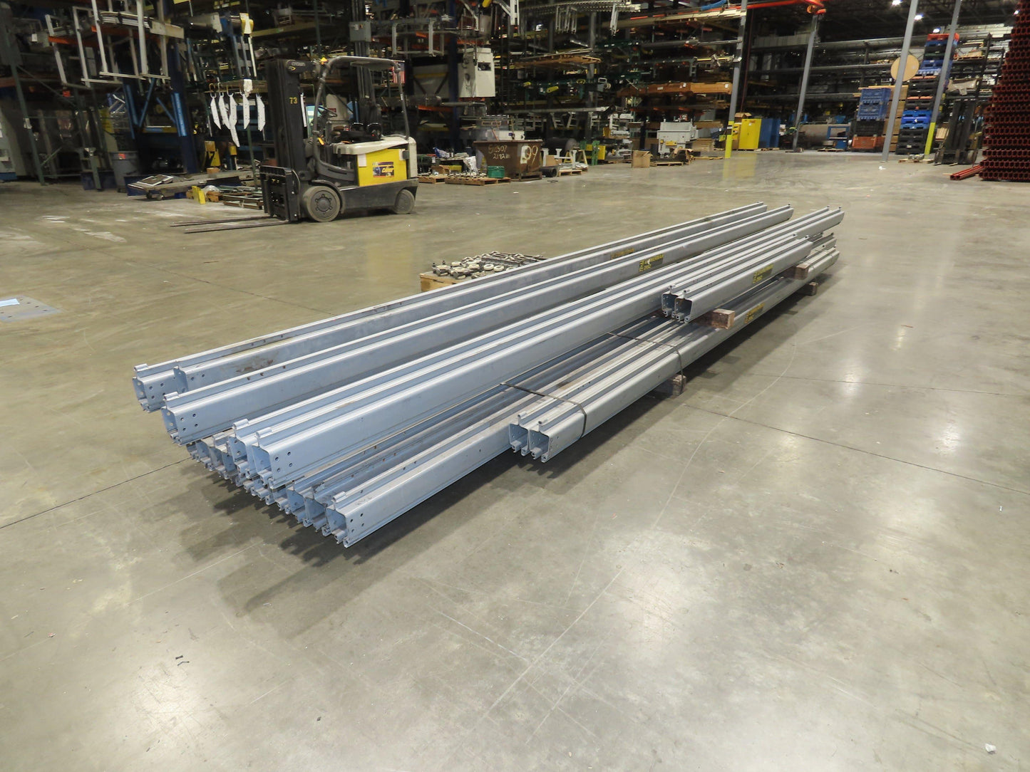 Zimmerman ZRS2 1/2 Ton Overhead Bridge Crane Suspension Rail System 164' Runway