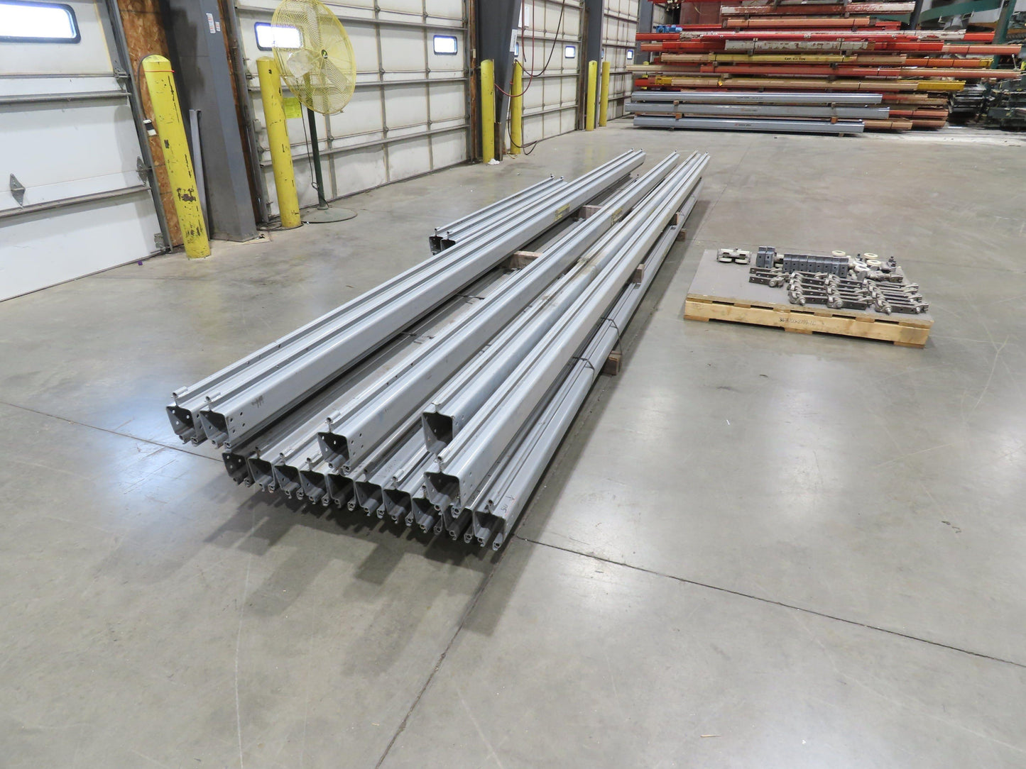 Zimmerman ZRS2 1/2 Ton Overhead Bridge Crane Suspension Rail System 164' Runway