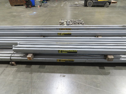 Zimmerman ZRS2 1/2 Ton Overhead Bridge Crane Suspension Rail System 164' Runway