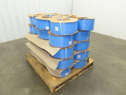 Dynaric PB2160-8BL Poly Strapping Blue Plastic Banding 7/32" W 6.5" x 8" Core