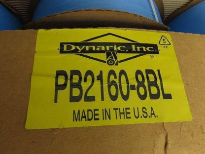 Dynaric PB2160-8BL Poly Strapping Blue Plastic Banding 7/32" W 6.5" x 8" Core