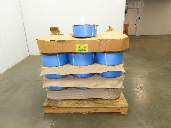 Dynaric PB2160-8BL Poly Strapping Blue Plastic Banding 7/32" W 6.5" x 8" Core