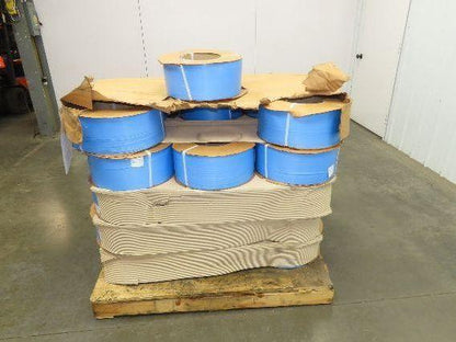 Dynaric PB2160-8BL Poly Strapping Blue Plastic Banding 7/32" W 6.5" x 8" Core