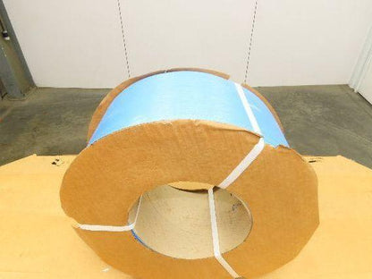 Dynaric PB2160-8BL Poly Strapping Blue Plastic Banding 7/32" W 6.5" x 8" Core