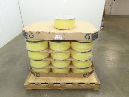 Poly Strapping Yellow Plastic Banding 1/4" W 6" x 4" Core