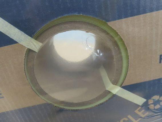 Poly Strapping Yellow Plastic Banding 1/4" W 6" x 4" Core