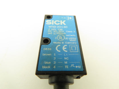 SICK WS9-2D130 Photoelectric Sensor 10-30VDC Lot of 2