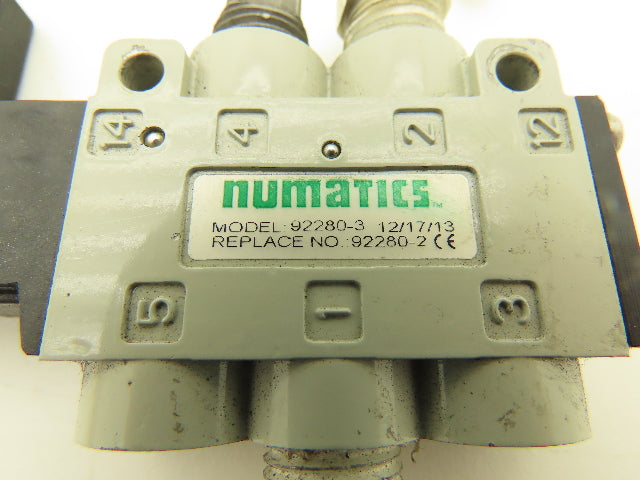 Numatics 922803 Quick Acting 4-Way Valve 2-Pos 1/4"NPTF 40-100 PSI