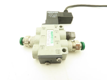 Numatics 922803 Quick Acting 4-Way Valve 2-Pos 1/4"NPTF 40-100 PSI
