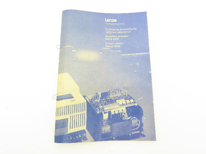 Lenze 8105 E.4G.12 8100 Inverter Drive 240VAC 7A 0-200Hz Output