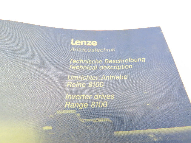 Lenze 8105 E.4G.12 8100 Inverter Drive 240VAC 7A 0-200Hz Output