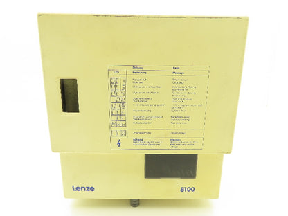Lenze 8105 E.4G.12 8100 Inverter Drive 240VAC 7A 0-200Hz Output