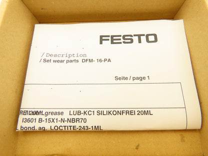 Festo DFM-16-PA Cylinder Seal Repair Kit