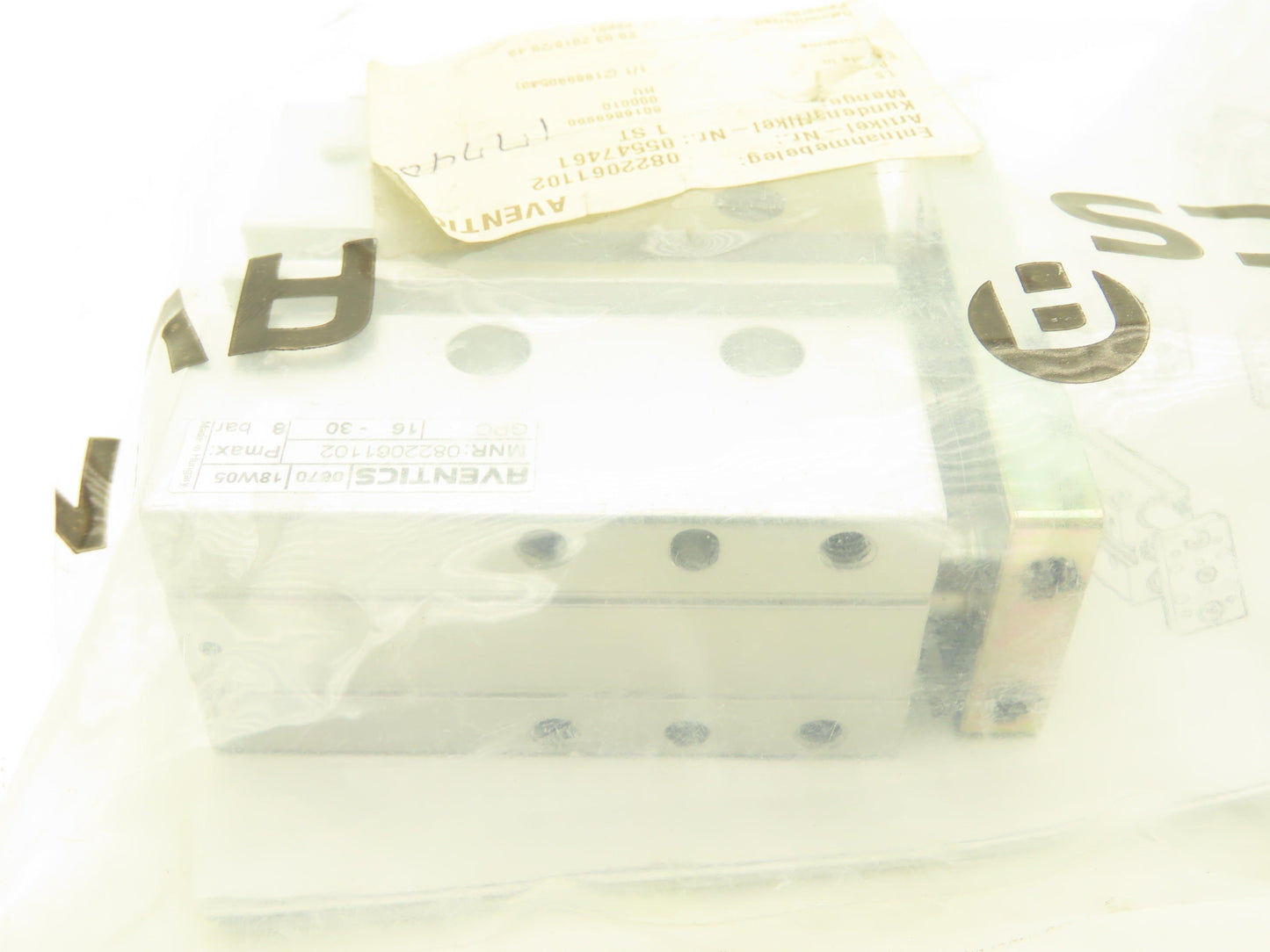 Aventics 0822061102 GPC-BV Guide Cylinder 16mm Rod 30mm Stroke Elastic Cushioned