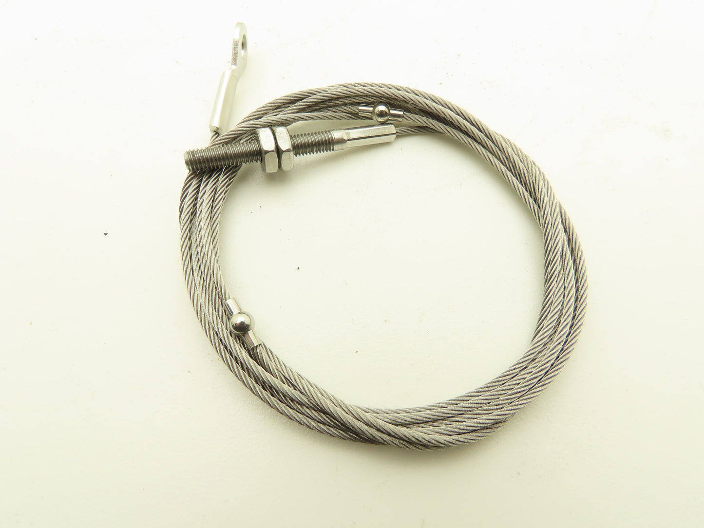 1/16 in x 7 ft Cable Eye & Threaded Rod For Gammerler Palletizer Spear Lot of 10