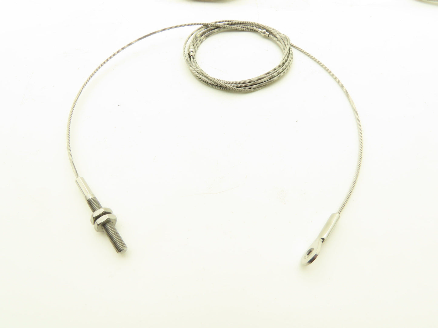 1/16 in x 7 ft Cable Eye & Threaded Rod For Gammerler Palletizer Spear Lot of 10