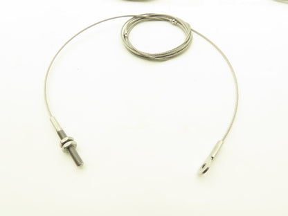 1/16 in x 7 ft Cable Eye & Threaded Rod For Gammerler Palletizer Spear Lot of 10