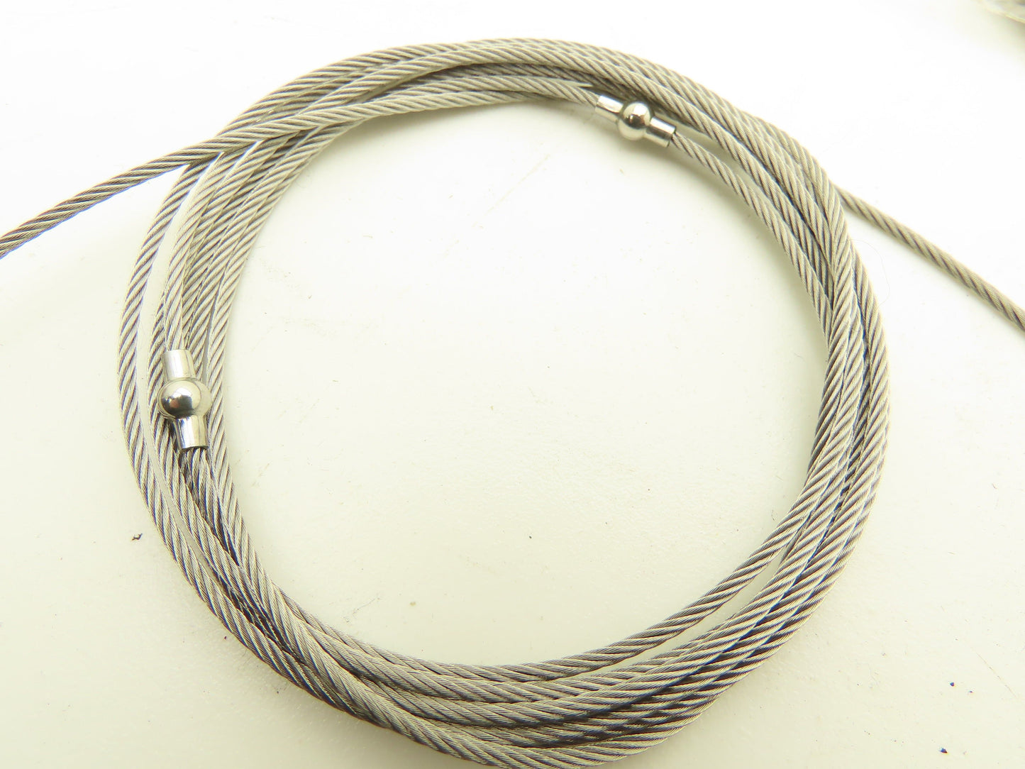 1/16 in x 7 ft Cable Eye & Threaded Rod For Gammerler Palletizer Spear Lot of 10