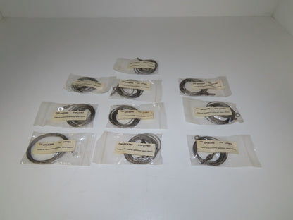 1/16 in x 7 ft Cable Eye & Threaded Rod For Gammerler Palletizer Spear Lot of 10