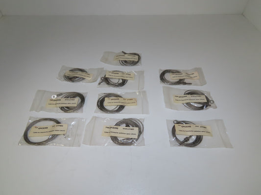 1/16 in x 7 ft Cable Eye & Threaded Rod For Gammerler Palletizer Spear Lot of 10