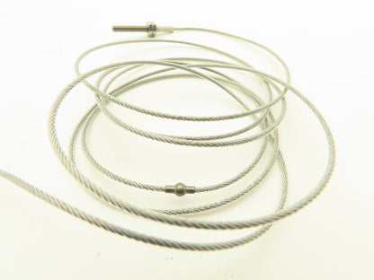 1/16 in x 115" Cable Eye & Threaded Rod For Gammerler Palletizer Spear Lot of 8