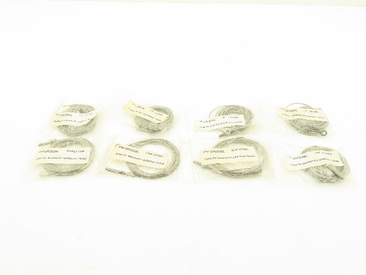 1/16 in x 115" Cable Eye & Threaded Rod For Gammerler Palletizer Spear Lot of 8