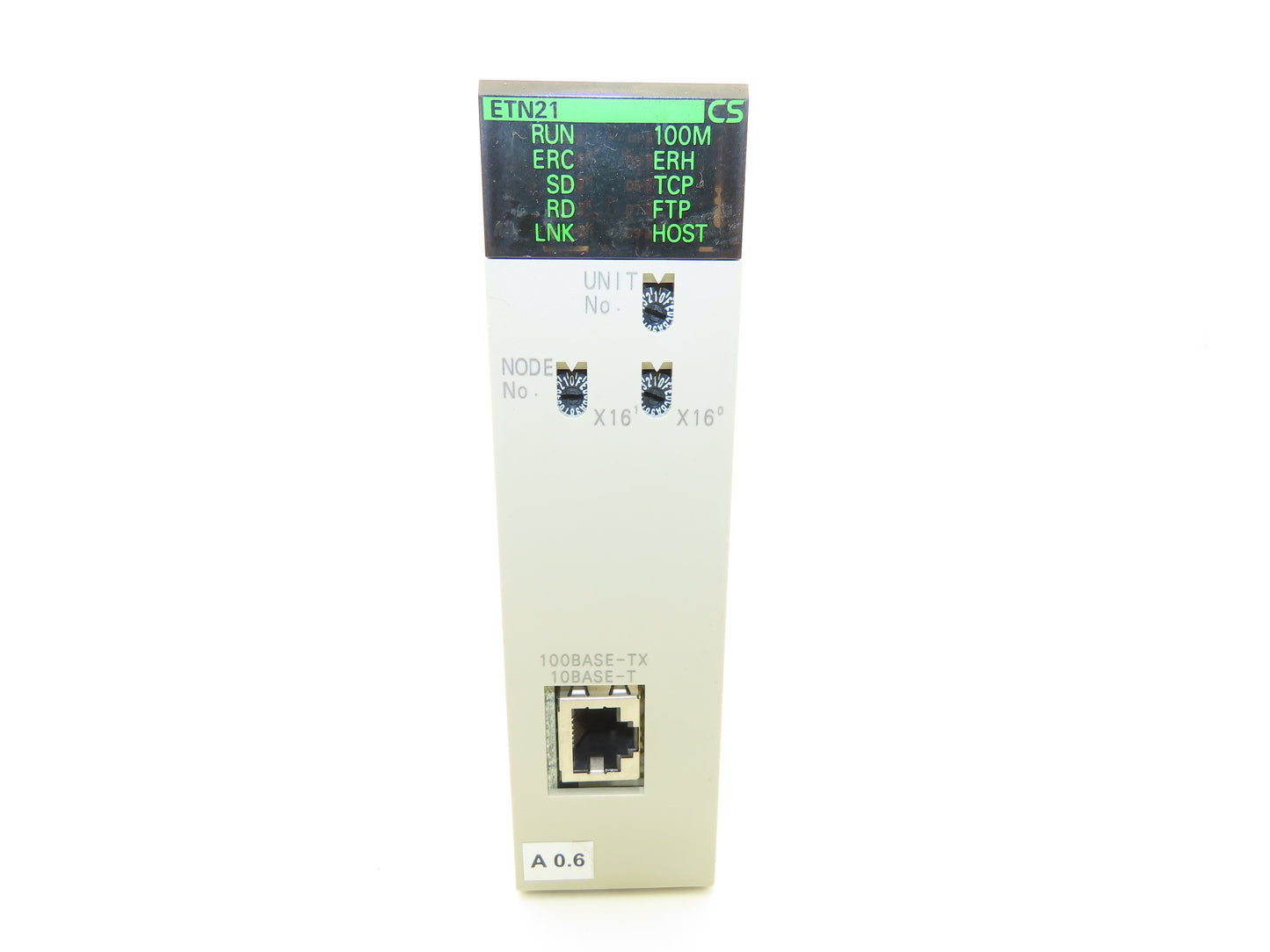 Omron CS1W-ETN21 Ver 1.5 Sysmac 100Base-TX Ethernet Unit