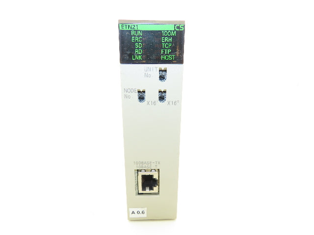 Omron CS1W-ETN21 Ver 1.5 Sysmac 100Base-TX Ethernet Unit