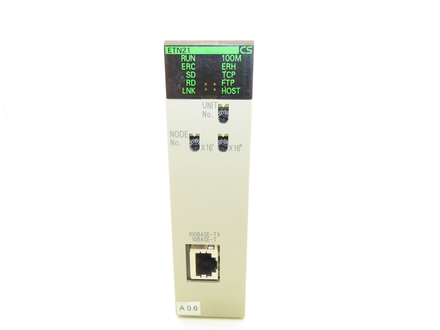 Omron CS1W-ETN21 Ver 1.3 Sysmac 100Base-TX Ethernet Unit