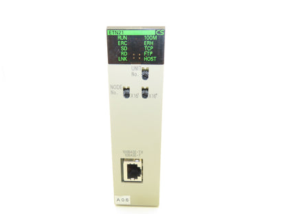 Omron CS1W-ETN21 Ver 1.3 Sysmac 100Base-TX Ethernet Unit