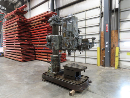 Cincinnati Bickford Super Service Radial Arm Drill Press 4' Arm 11" Column