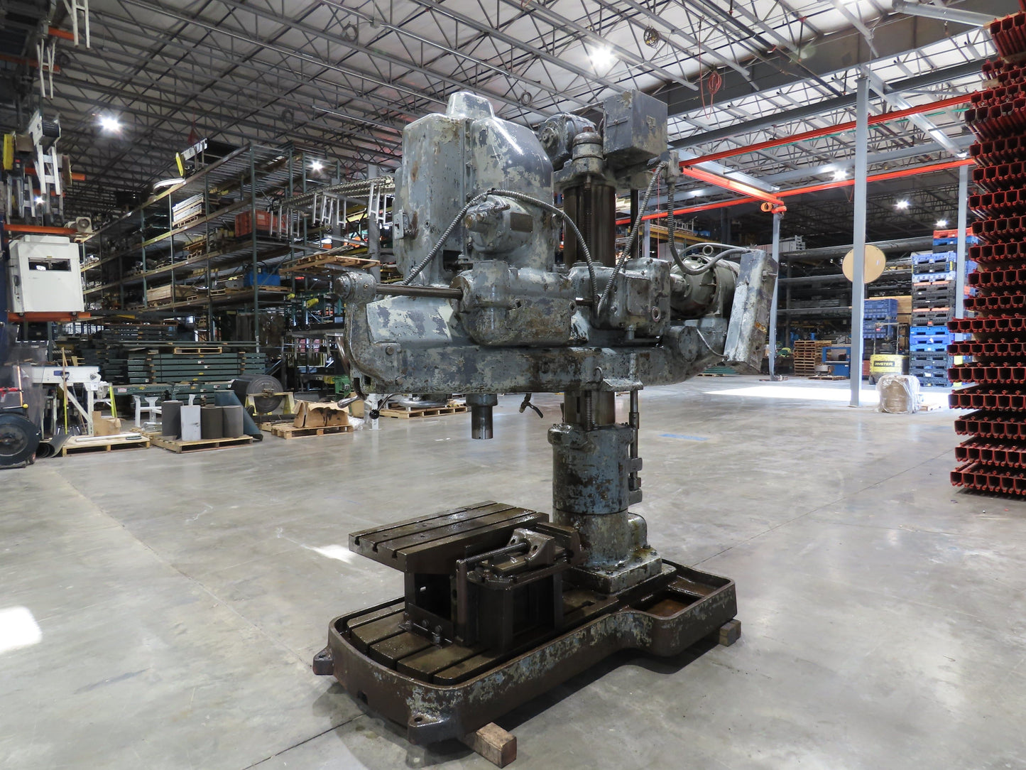 Cincinnati Bickford Super Service Radial Arm Drill Press 4' Arm 11" Column