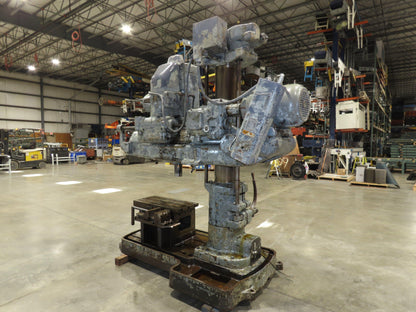 Cincinnati Bickford Super Service Radial Arm Drill Press 4' Arm 11" Column