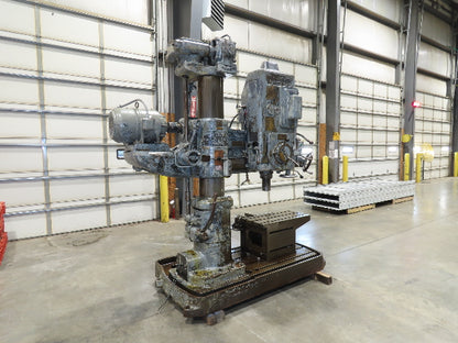 Cincinnati Bickford Super Service Radial Arm Drill Press 4' Arm 11" Column