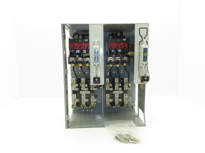 Square D 8998 MCC Bucket 60 Amp Dual Disconnect Switch 3 Pole 600V