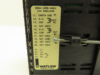 Watlow TUC 988A-10BB-AAEH Temperature Controller Series 988 *Well Used*