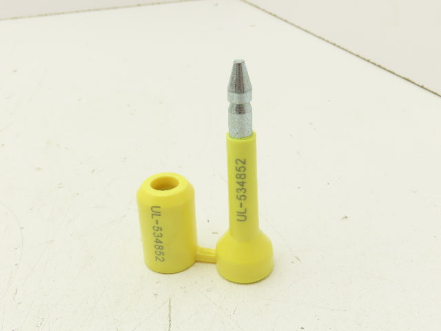 Uline H-435Y High Security Truck Seals Yellow Cargo Lock Anti-Theft  Box of 50
