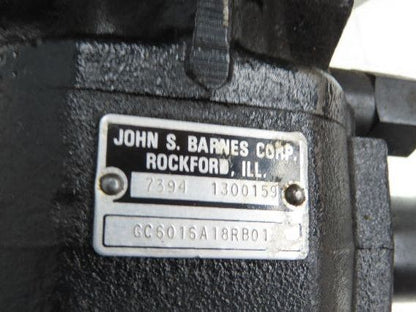 Barnes GC6016A18RB01 Hydraulic Gear Pump 11 GPM 5Hp 230/460V 3PH Motor 184T