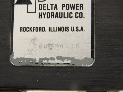 Delta Power Hydraulic 80500116 Solenoid Valve 115V w/Pressure Switch 4-Port 1/2"