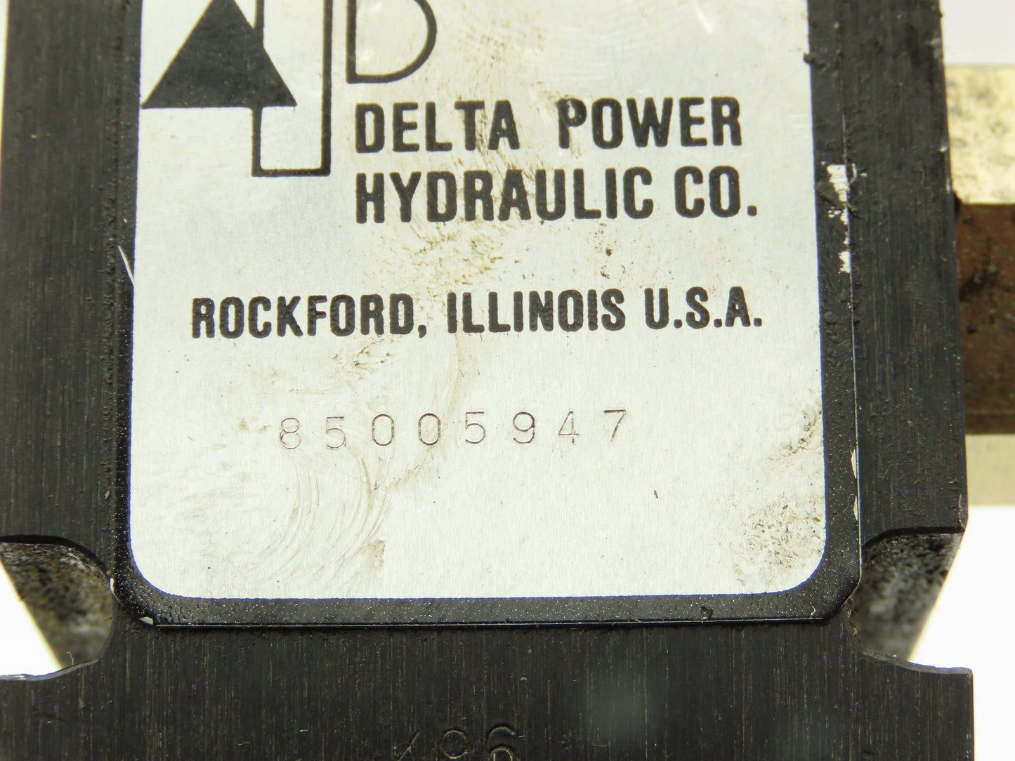 Delta Power Hydraulic 80500116 Solenoid Valve 115V w/Pressure Switch 4-Port 1/2"