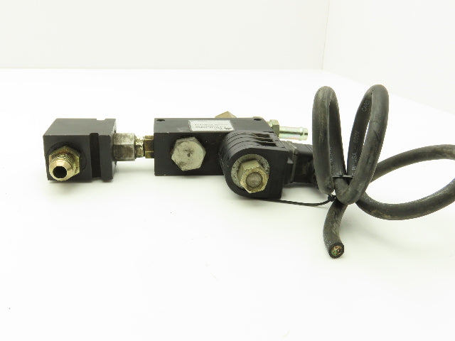 Delta Power Hydraulic 80500116 Solenoid Valve 115V w/Pressure Switch 4-Port 1/2"