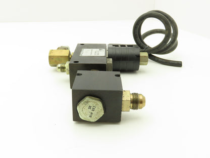 Delta Power Hydraulic 80500116 Solenoid Valve 115V w/Pressure Switch 4-Port 1/2"