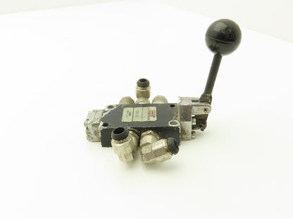ARO 5040-20 Hand Lever Operated Air Valve 4-way 2-Position 1/8"npt
