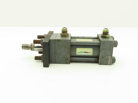 Miller HV53R2N HV Series Hydraulic Cylinder 2" Bore 2" Stroke 5000 PSI Flange Mt