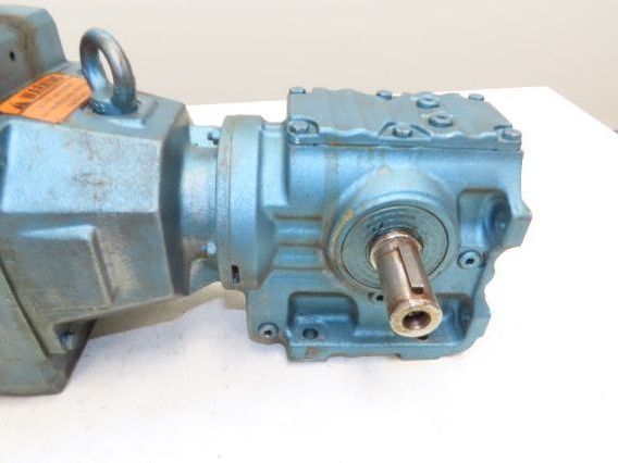 Sew Eurodrive S47 D16DT80N4 Variable Speed Gearmotor 1Hp 460V 3PH 21-102rpm 20:1