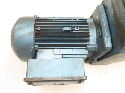 Sew Eurodrive S47 D16DT80N4 Variable Speed Gearmotor 1Hp 460V 3PH 21-102rpm 20:1