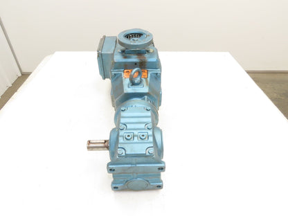 Sew Eurodrive S47 D16DT80N4 Variable Speed Gearmotor 1Hp 460V 3PH 21-102rpm 20:1