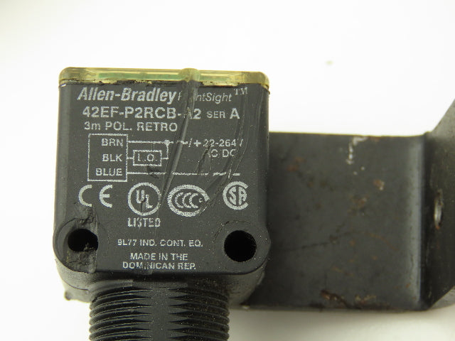 Allen Bradley 42EF-P2RCB-A2 RightSight Photoeye Proximity Sensor  Lot of 3
