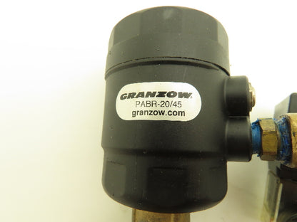 Granzow PABR-20/45 Bronze Pneumatic Solenoid Valve 3/4"NPT 24VDC 230PSI NC