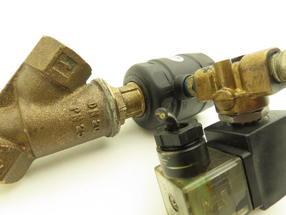 Granzow PABR-20/45 Bronze Pneumatic Solenoid Valve 3/4"NPT 24VDC 230PSI NC